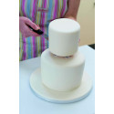 DUMMY Cake ROND polystyrène Diamètre 25cm, hauteur 10cm