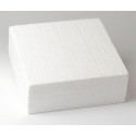 DUMMY SQUARE polystyrene cake 20cm, height 7cm
