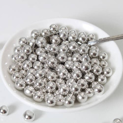 Perlas de plata 8mm