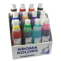 KROMA pack de 11 tintes y 1 limpiador para aerógrafo