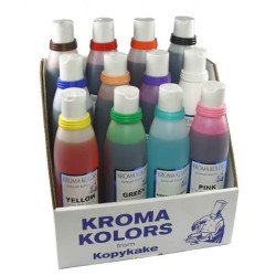 KROMA pack de 12 colorants pour Aérographe