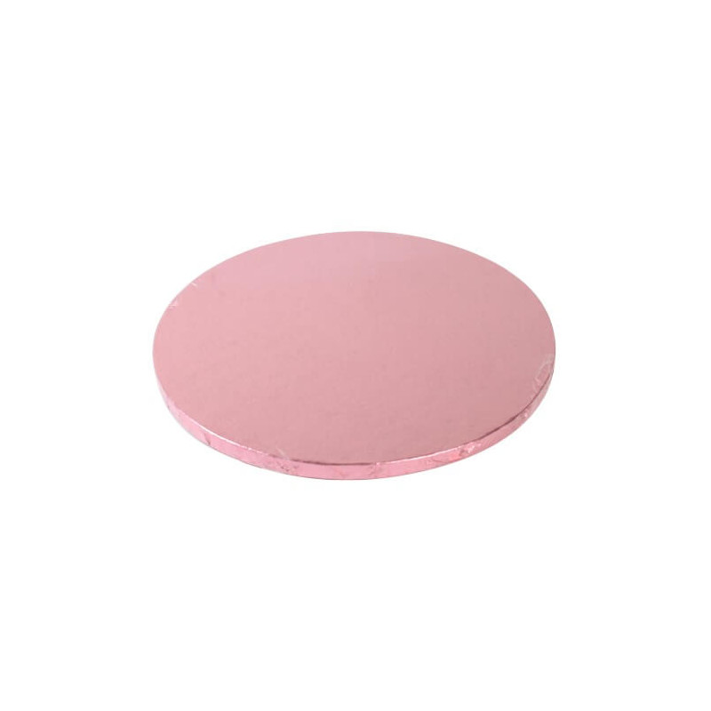 Bandeja gruesa rosa claro redonda Ø30cm