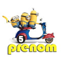 MINIONS food printing in personalized Vespa