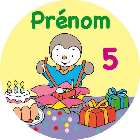 Impression alimentaire TCHOUPI personnalisée - Planète Gateau