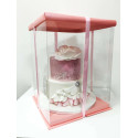 Expo Cake Box Pink Cake Box (30x30x40cm)