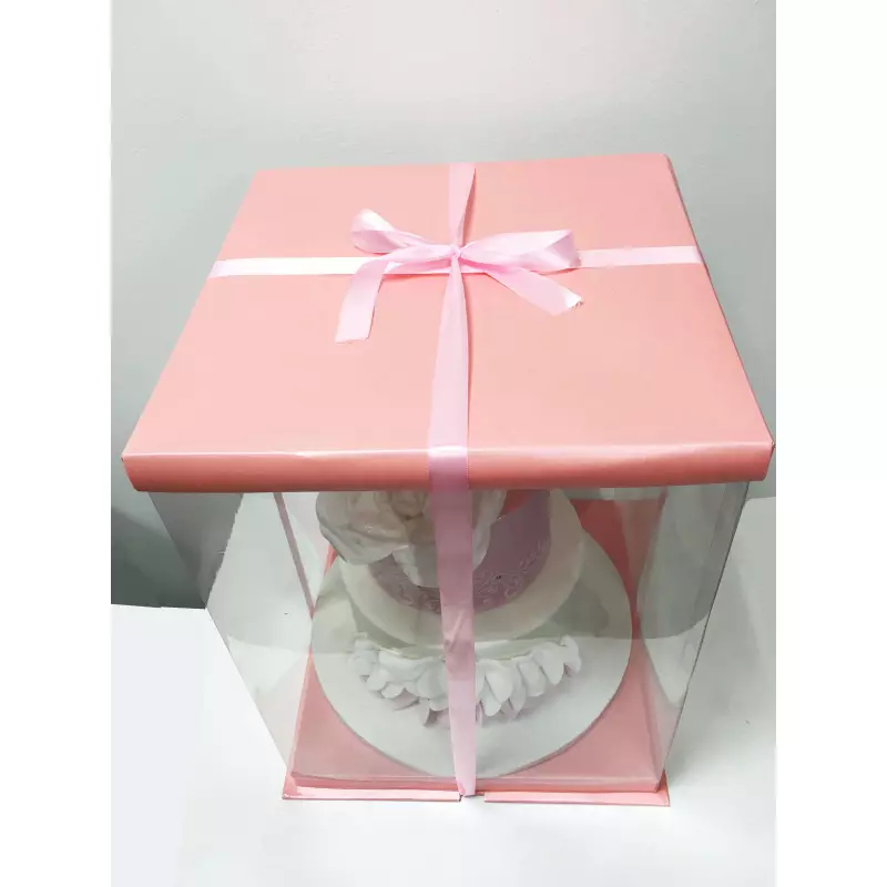 Caja de tarta Expo Rosa (30x30x40cm)
