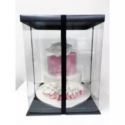 Expo Cake Box Noire (30x30x40cm)
