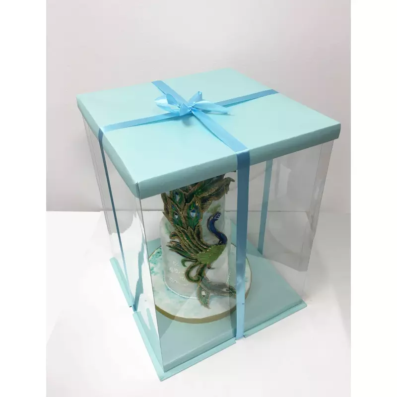 La caja Expo Cake Box Azul (30x30x40cm)