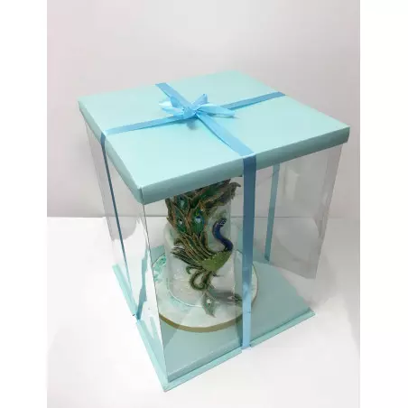 La caja Expo Cake Box Azul (30x30x40cm)