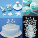 Plunger cutters with snowflake footprint (3Pcs) - MOTIF 2