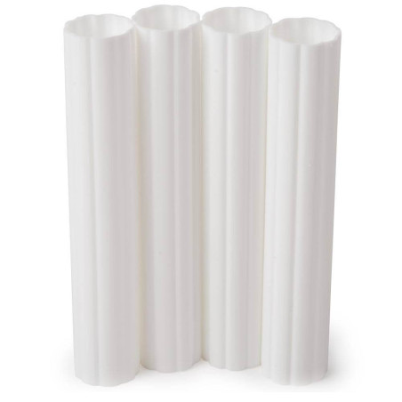 4 tubos de plástico de 15 cm Wilton