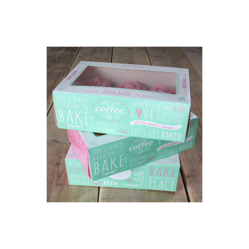 Box Cupcakes 'Home Made' (3 pcs)