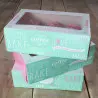 Boîte à Cupcakes "Home Made" (3 pcs)