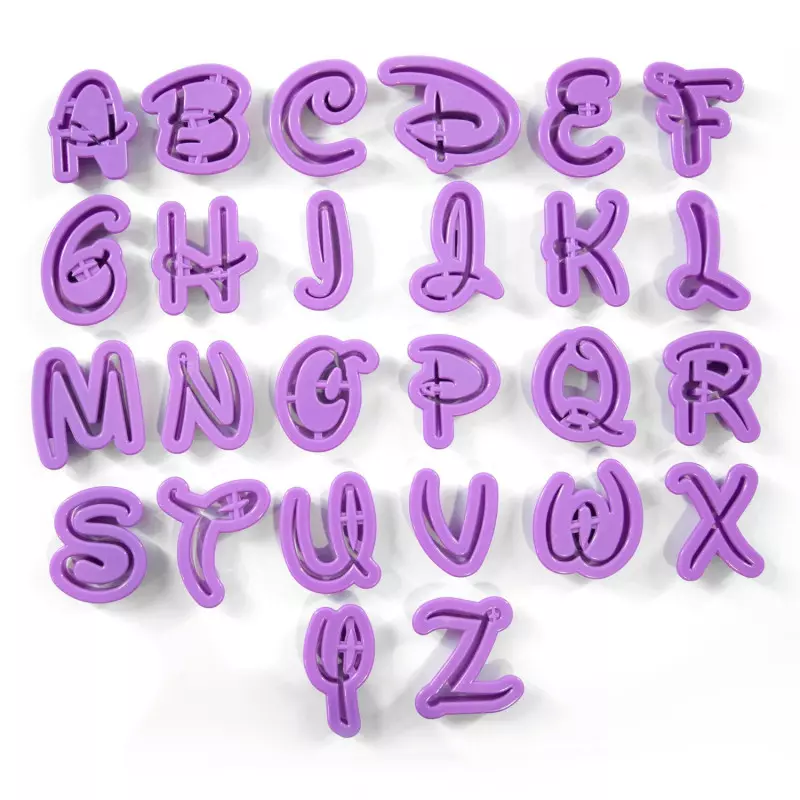Emporte pièce Alphabet Disney Grand Modèle (x26) - Planète Gateau