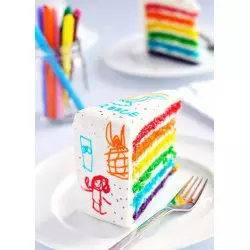 Feutre et stylo alimentaire - Cake design