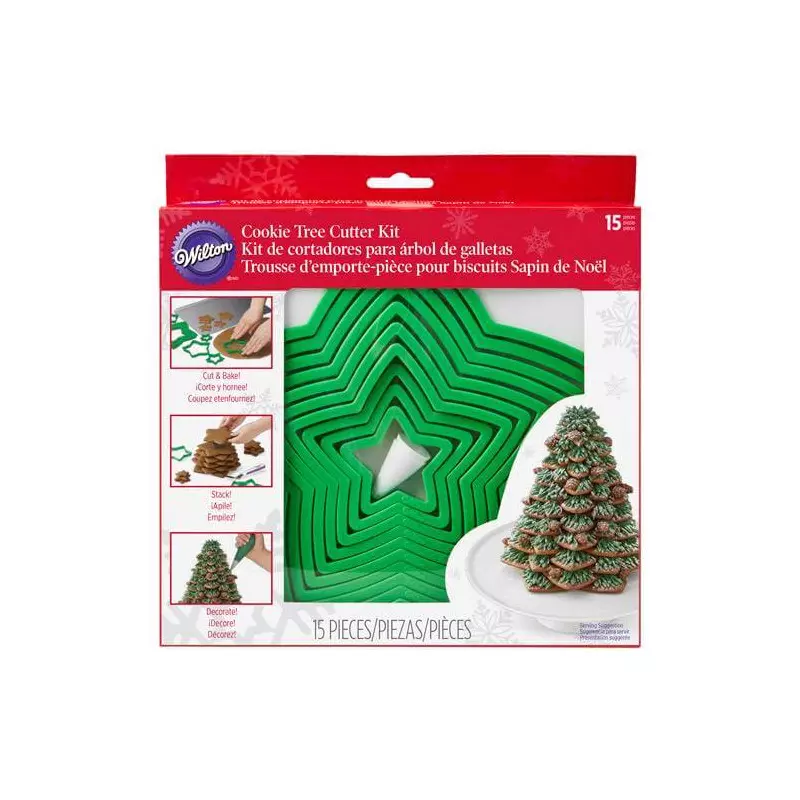 Kit de árbol de Navidad 3D en Biscuit