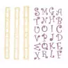 Frieze FMM alphabet uppercase and funky figure