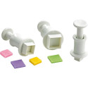 3 SQUARE plunger cutters