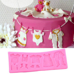 Mould in silicone baby clothes