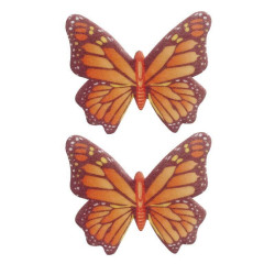 8 Mariposas en colores surtidos sin plomo