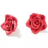 8 red roses in sugar Diam. 3.5 cm