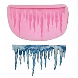 Mould in silicone ice Stalactites