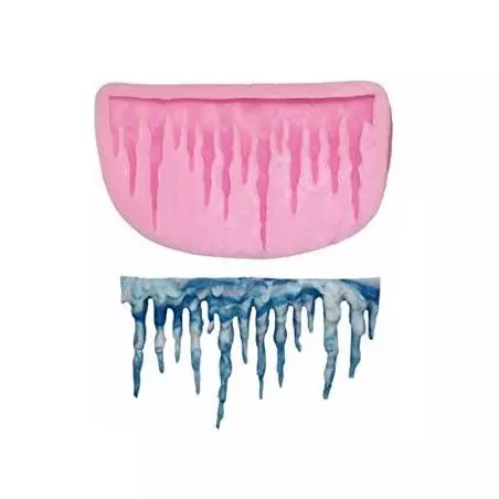 Mould in silicone ice Stalactites