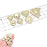 HEARTS jewelry silicone mould