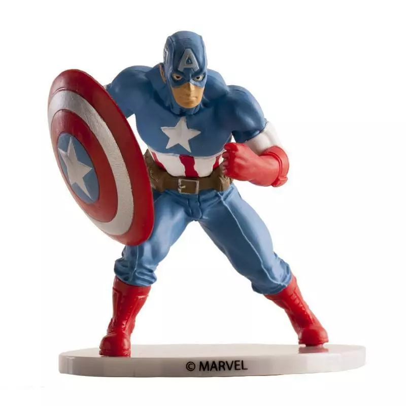 Figurine MARVEL de Captain America - 9 cm - Planète Gateau