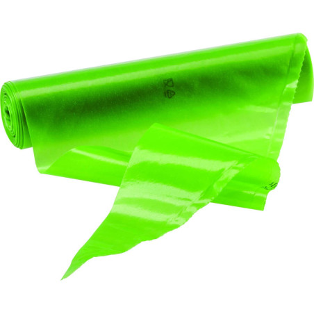 100 poches à douilles jetables verte anti glisse 55cm