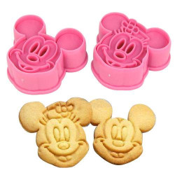 Punzón con impresión de Mickey y Minnie