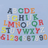 Frise FMM alphabet et chiffres MAJUSCULE 15 mm