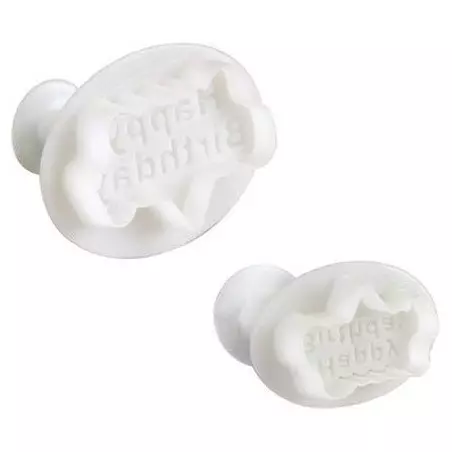 Set of 2 carries parts push Happy Birthday