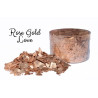Edible flakes gold ROSE