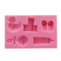 Molde de silicona para objetos de bebé y de guardería