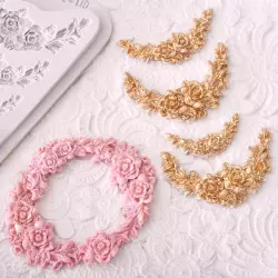 Mold Silicone Garland of flowers