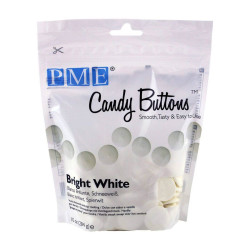 Candy Buttons BLANC BRILLANT PME