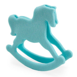 Rocking horse baby blue sugar