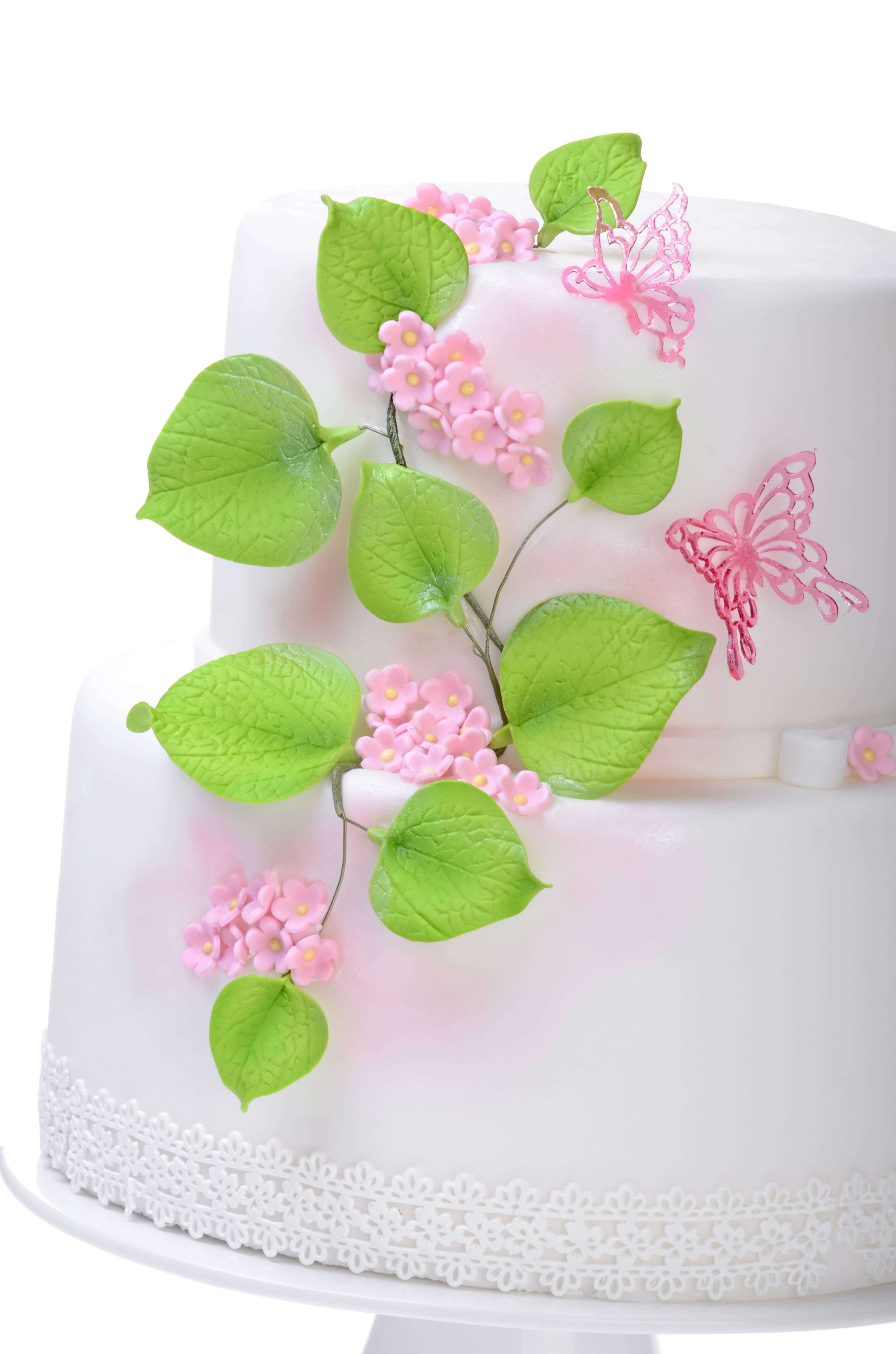 Branche De Feuilles De Cerisier 12 Cm Planete Gateau