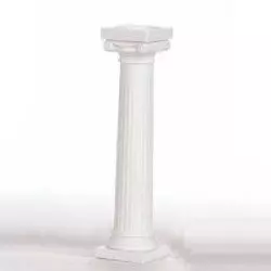 4 Pilares de Columna Griega Blanca de Wilton