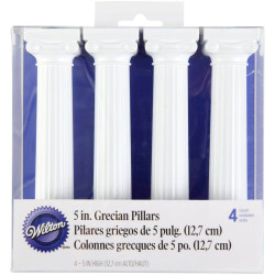 4 pillars columns Greek white Wilton
