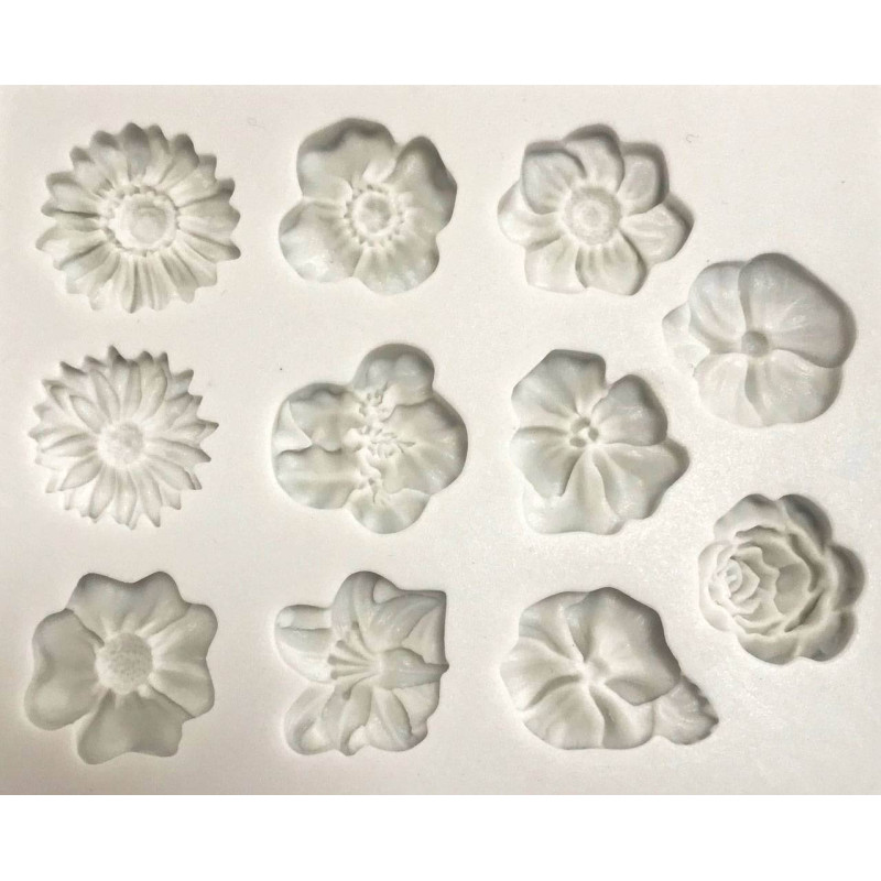 12 Pcs Moule De Séchage Prévision Séchoir À Fleurs En Pâte Gomme