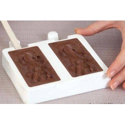 Moldes para helados y tortas de piruletas en forma de barra de chocolate