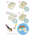 Set of 2 rainbow cutter and cloud takeaway