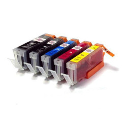 Set of 5 V2 filled food ink cartridges