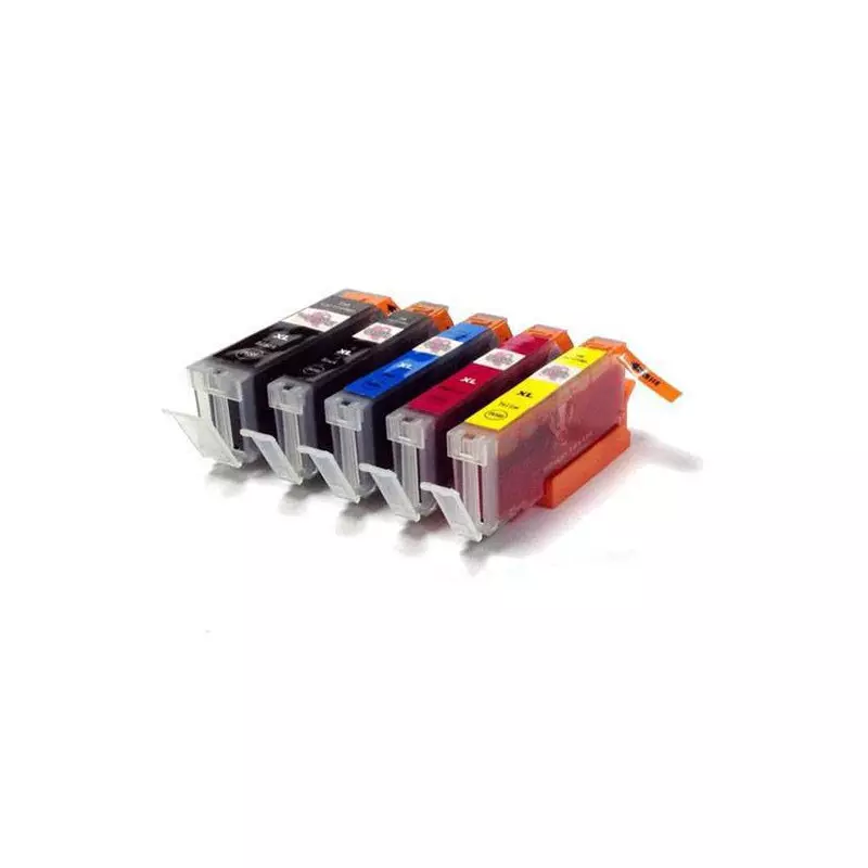 Set of 5 cartridges CANON edible ink filled