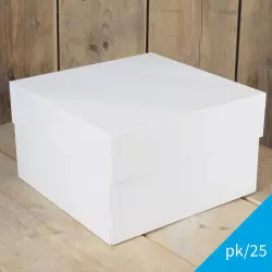 Set de 25 Boîtes à Gateaux FunCakes 25x25x15 cm