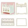 Set of 3 carries parts cradle baby MMF