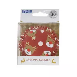 30 Cajas de Magdalenas Christmas Reindeer SME