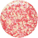 Mini coeurs en sucre Rose , Rouge et Blanc Funcakes 60G